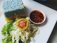 -蝶豆花蓝面条