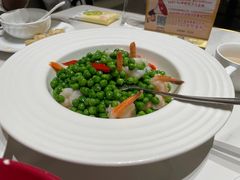 有机甜豆炒虾仁-湖锦酒楼·32年地道湖北菜(光谷店)
