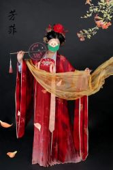 -后宫·古装汉服京剧儿童亲子全家福摄影