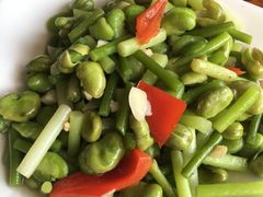 蒜苗炒蚕豆-宾湖农庄·农场特色(太湖龙之梦店)