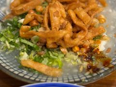 馓子豆腐脑-曾笼笼牛肉饼