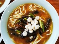 虾爆鳝面-奎元馆.百年奎元.非遗传承(西湖边的解放路店)