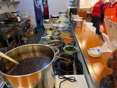 自助调料区-郑家山村凉皮 肉夹馍 油泼面