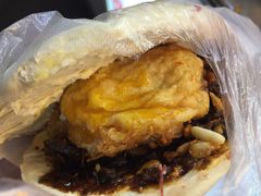 蛋菜夹馍-老马家马蓉蛋菜夹馍·腊牛肉夹馍(回民街店)