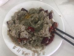 炒麻豆腐-老磁器口豆汁店(天坛店)