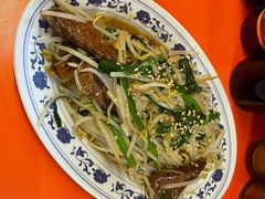 韭菜炒猪肝-拉面莊夢語＆中华料理八椿