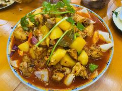 新疆大盘鸡-兰州老马家族食府(康庄总店)