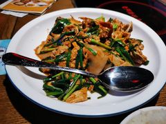 梭子蟹炒年糕-老阿爸江浙土菜(奥体中心店)