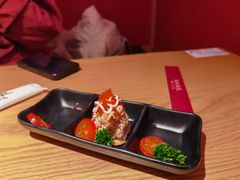 芒果三文鱼塔-大和食乐·鲜和牛酸汤火锅(环宇荟店)