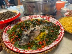 -牟记江湖重庆地标特色菜鱼蛋海鲜无刺鲫鱼(巴南区黑金冠十多年好店)