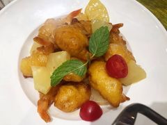 凤梨樱桃虾球-望湘园·湖南菜(宏伊店)