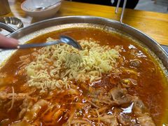 五花肉肥牛三吃锅-韩食汇