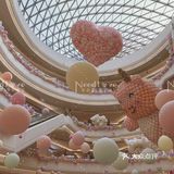 粉色系商场气球雨求婚🎈