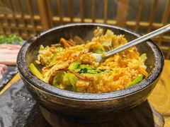鱿鱼石锅拌饭-炭恋火炉烤肉(凌云一街坊店)