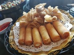 炸云呑拼炸牛奶-阿多私房菜(顺德店)