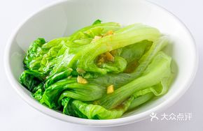 Blanched Garlic Bok Choy