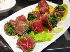 香菜牛肉-巴蜀大宅门火锅(北大街店)