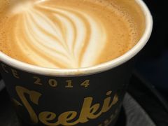 晚收甜白拿铁-SeekSeeking咖啡专门店(堰塘街店)