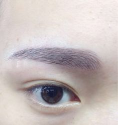 刚完成韩式飘眉-平萍纹绣韩式半永久定妆