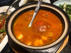 番茄炖青蟹豆腐煲汤-菲乐餐厅(三十年经营·湖滨路店)