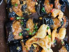 铁板明虾茄子-沪华海鲜大酒楼(南汇店)
