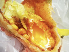 -小红车炸蛋葱油饼