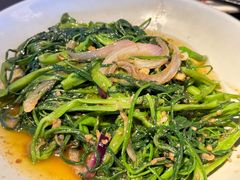 马拉盏炒通菜-大头虾越式风味餐厅(光明广场店)