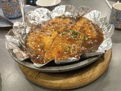 石板口蘑酿虾滑-苏城小院·园林精致苏州菜(斜塘老街店)