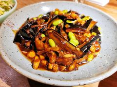 卤肉毛豆烧茄子-小吊梨汤·北京菜·烤鸭(鸟巢店)