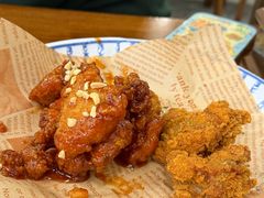 炸鸡块-旺清进洞米肠汤