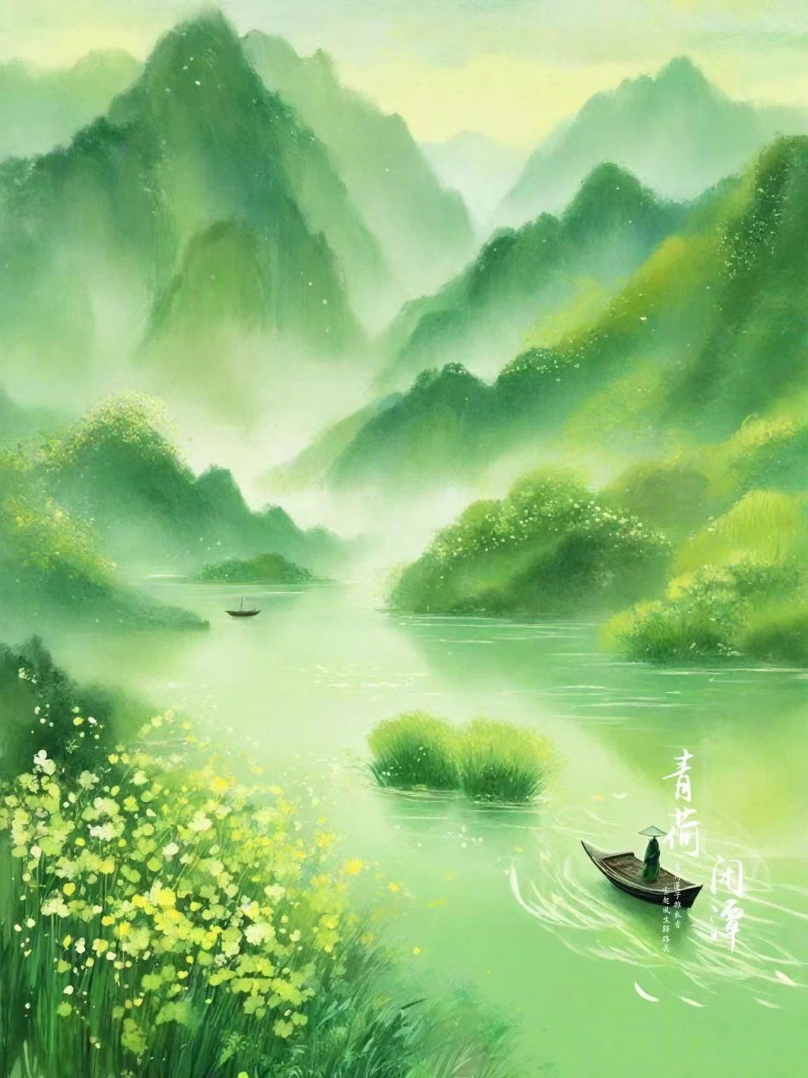 清明古风海报来一张