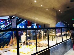 面包甜点陈列柜-LELECHA乐乐茶(上海五角场万达广场店)