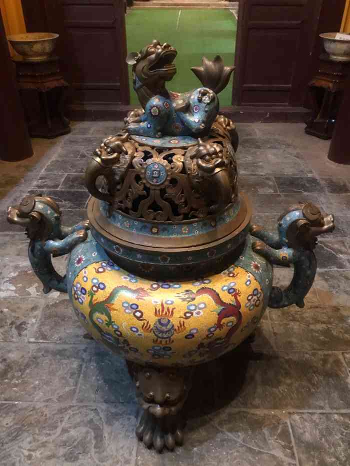 天津格格府典藏博物馆-"进门买票免费送祈福带,说在财神殿可以写字.