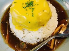 芝士牛肉汉堡咖喱饭-红小满休闲餐厅(十全街店)