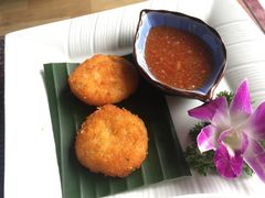 柠檬虾饼-忘忧草融合私房菜(红鼎国际店)