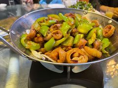 干锅肥肠-大鹅岛绿色生态美食园