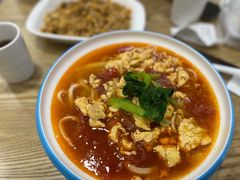 西红柿鸡蛋面-晋味坊手工刀削面农家菜(霍营店)