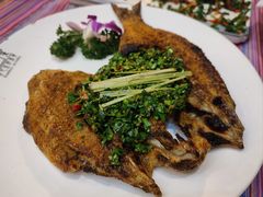 傣家香茅草烤鲈鱼-香巴拉云南餐厅(华莱坞店)