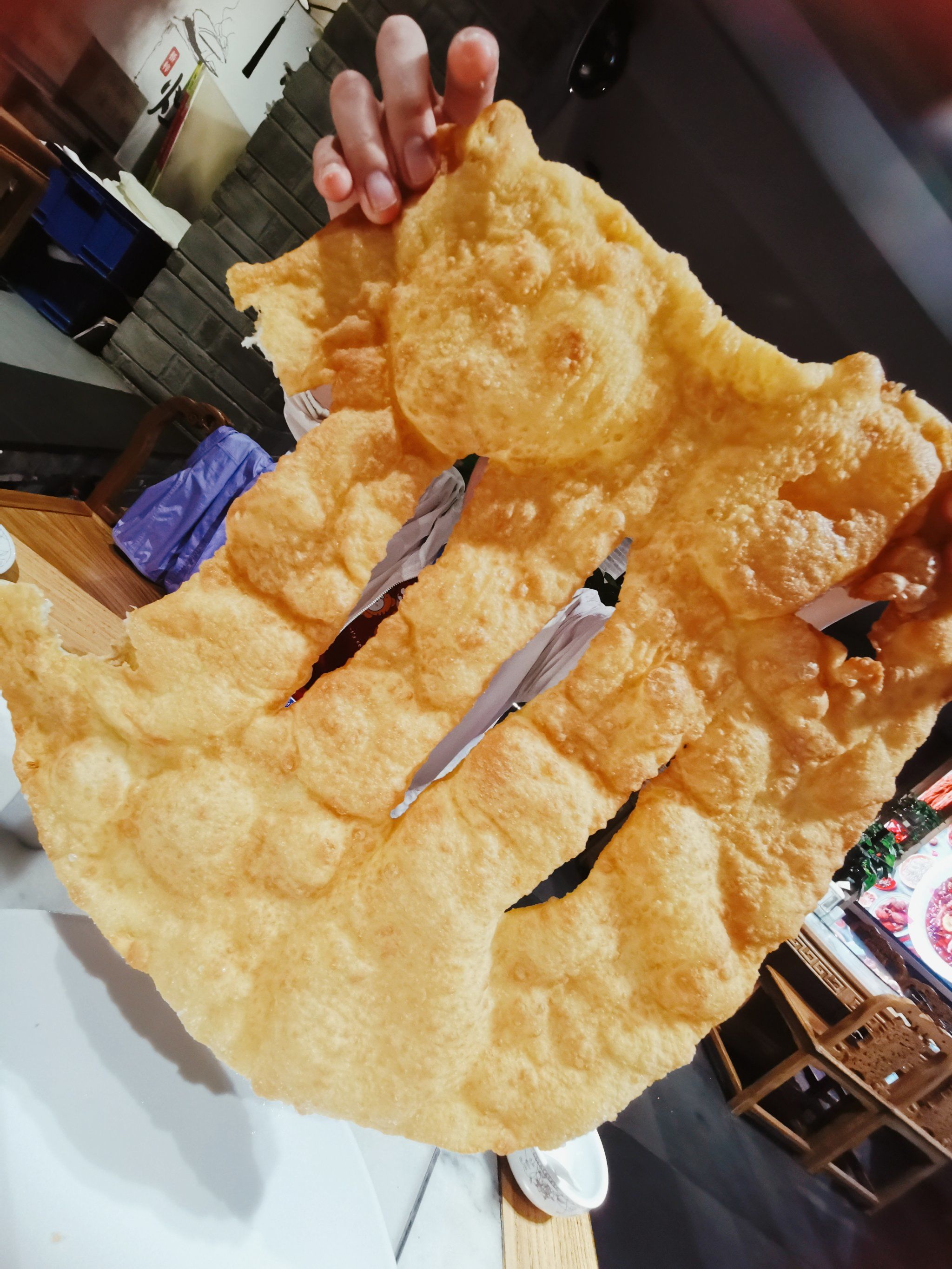 比脸还大的大油饼