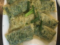 禅衣荠菜包圆-老马家·舌尖上的西塘美食