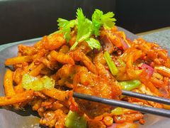 炭火干锅牛蛙加鸡翅-炭舍干锅(华发商都店)