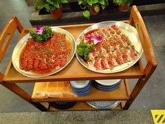 -明洞阿姨·韩式酱蟹烤肉·创意料理(三元桥店)