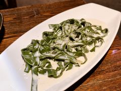 手工菠菜面-喜洲吧·江畔老船厂·庭院餐厅(喜临院店)