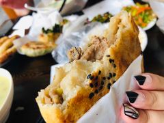 精肉切焰火烧-张吉祥花椒肉火烧(老潍县美食城店)