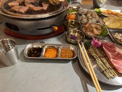 -围炉肉舍•炭烤活鳗•丹东海鲜烤肉(步行街店)