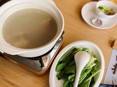 老鸡汤捞鸡毛菜-关东小磨东北菜(上海长风大悦城店)