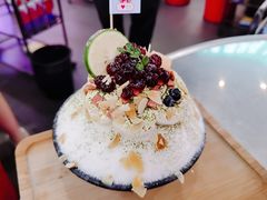 蜜瓜抹茶雪花冰-玄希浪漫厨房·韩料烤肉(湖滨银泰in77店)