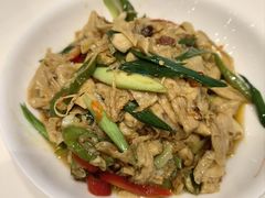 火腿炒农家豆腐皮-辣公子·千岛湖私房菜(滨江店)