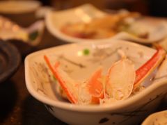 水煮螃蟹配醋-蟹道乐(道顿堀本店)