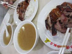 两份双拼饭+2碗例汤-陈光记烧腊店(罗保博士街店)